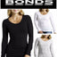 Bonds Ladies Long Sleeve Tee Cotton Top Tshirt Womens Black White Grey S M L Xl