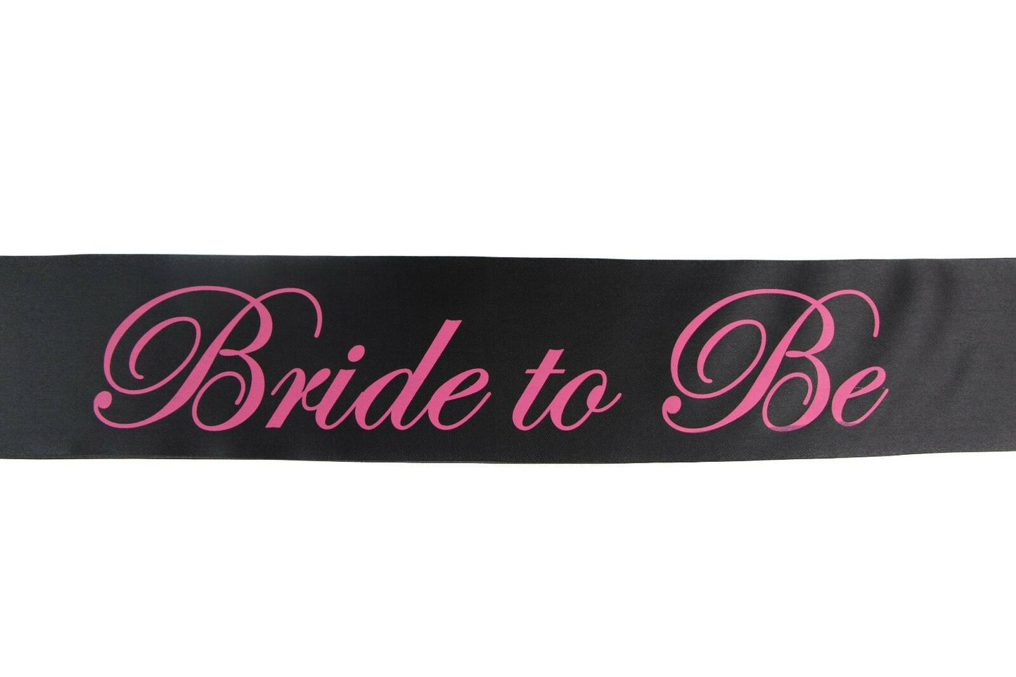 Sashes Hens Sash Party Black/Pink - Bride To Be