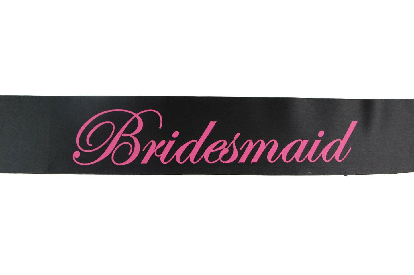 Sashes Hens Night Party Black/Pink - Bridesmaid