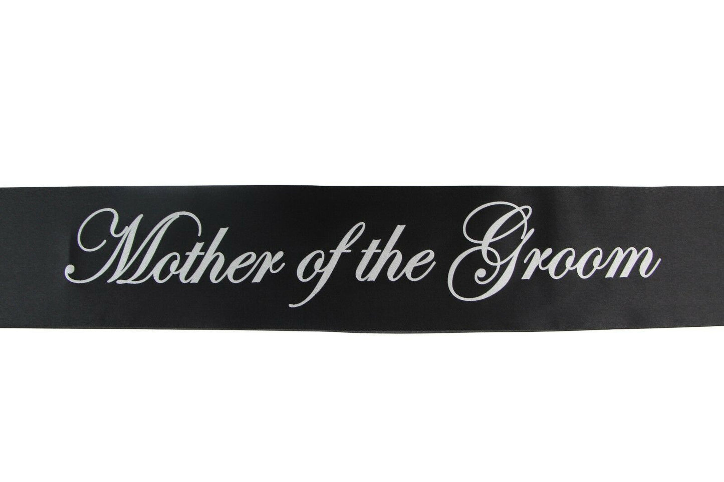 Sashes Hens Sash Party Black/Silver - Mother Of The Groom