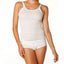 10 x Womens Bonds Cumfy Tube Long Rib Top White Plus Size Underwear Singlet