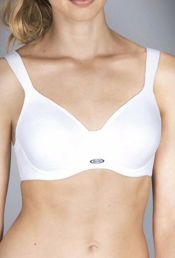 Berlei High Performance Underwire Non Padded White Sports Bra