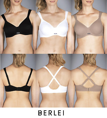 3 x Berlei High Performance Underwire Non Padded Sports Bra