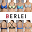 Berlei Electrify Mesh Underwire Bra Sports Womens Gym Blue Black Aqua Pink