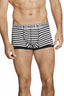 5 x Bonds Mens Striped Fit Trunk Trunks Underwear Black White