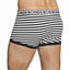 5 x Bonds Mens Striped Fit Trunk Trunks Underwear Black White