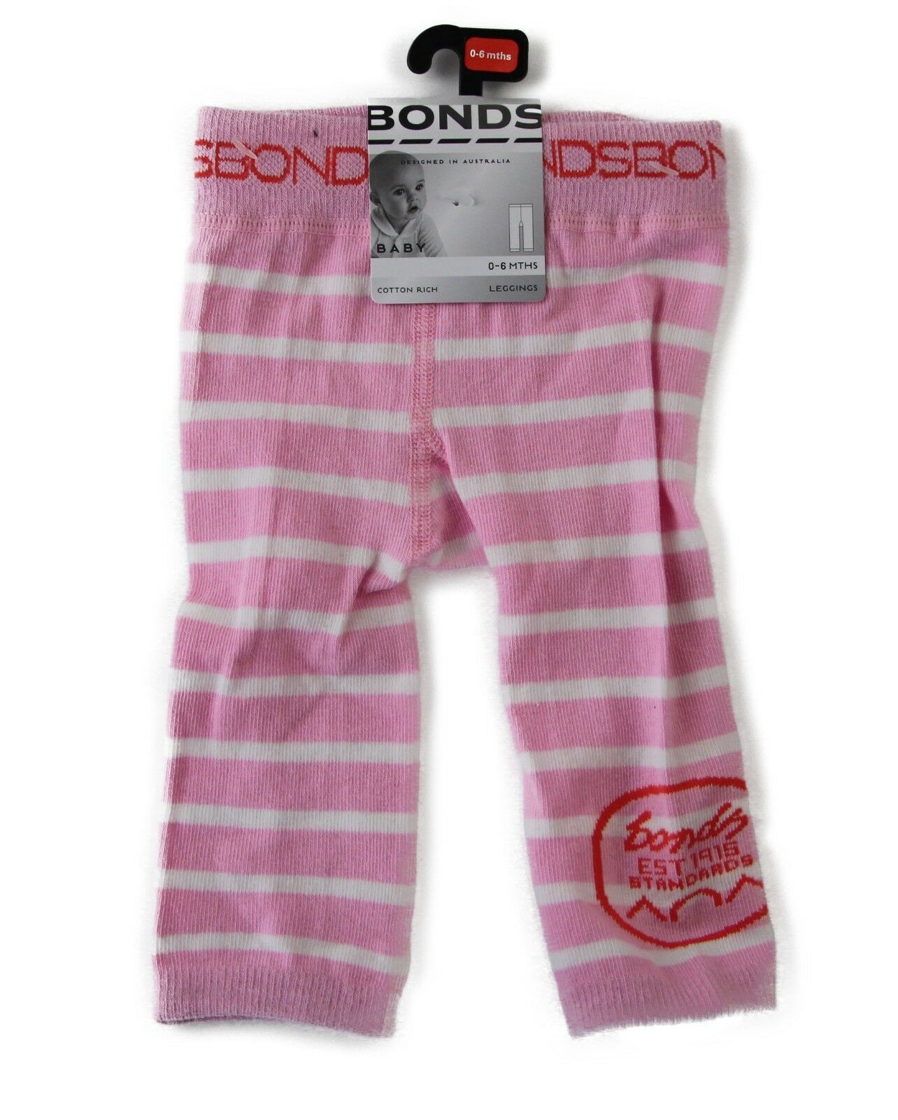 Bonds Baby Classics Legging Leggings Navy / Pink / Grey Boy Girl Toddler Pants