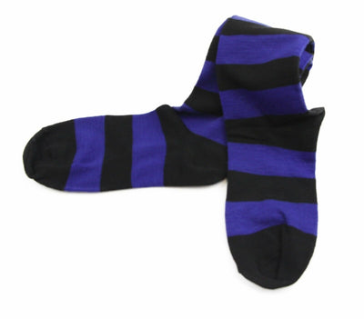 Over The Knee Socks Striped Stripe Costume Long Stockings Black White Red Blue