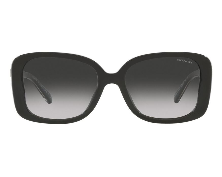 Womens Coach Sunglasses Ch8334u Black/ Grey Gradient Sunnies