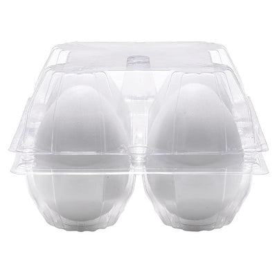 100 X Extra Large Clear Goose Egg Cartons For 4 Xl Eggs