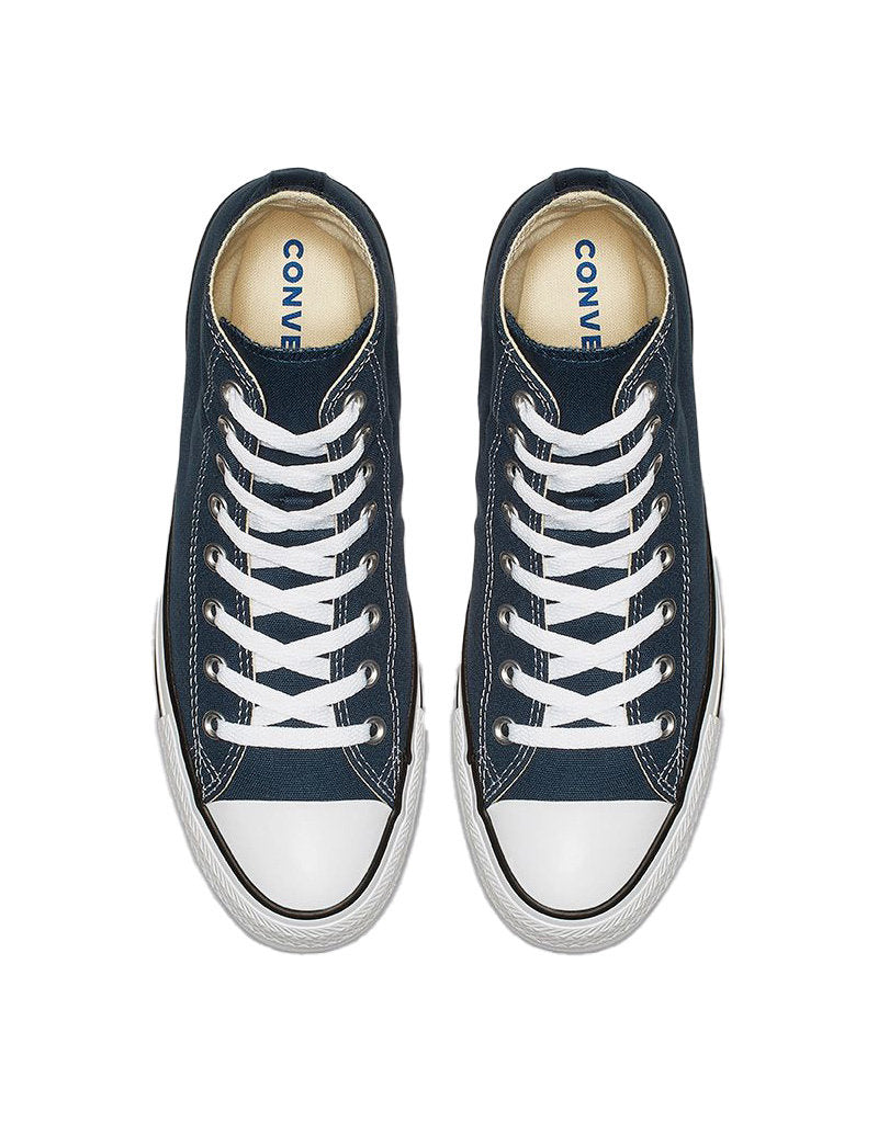 Mens Converse Chuck Taylor All Star Navy Hi Top Lace Up Casual Shoe