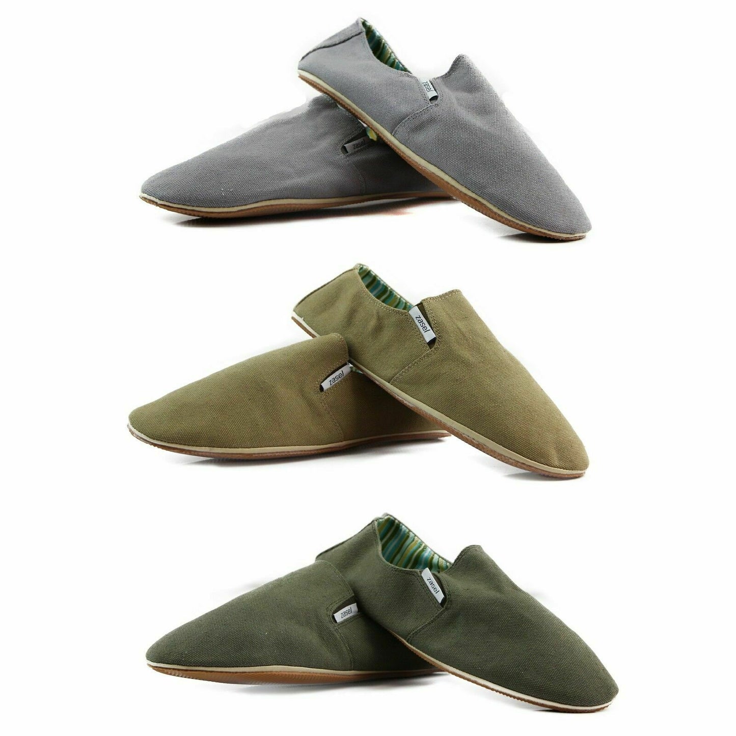 Zasel Mens Cotton Canvas  Shoes