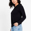 2 x Bonds Womens Long Sleeve Crew Tee Cotton T-Shirt Black