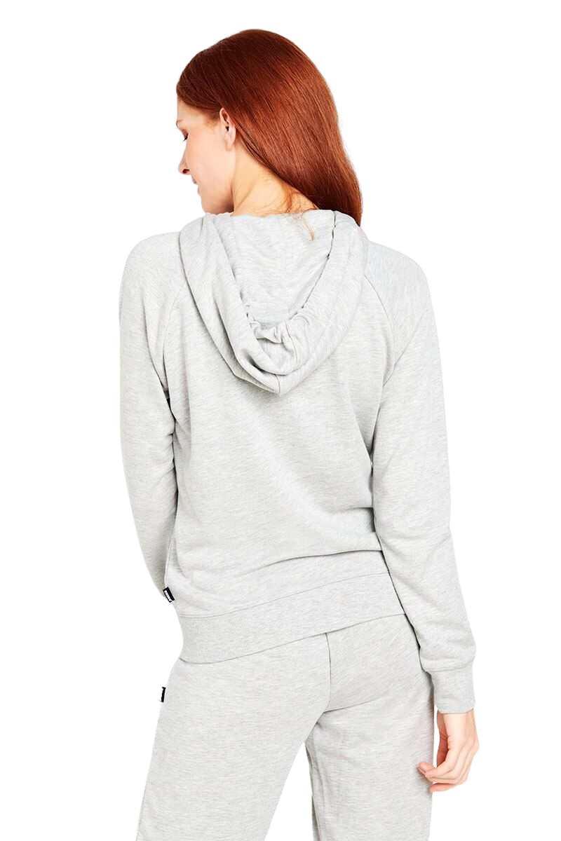 3 x Bonds Womens Essential Zip Hoodie Pullover Grey Shadow Marle