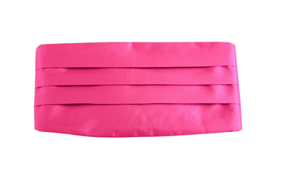 Mens Hot Pink Adjustable Cummerbund