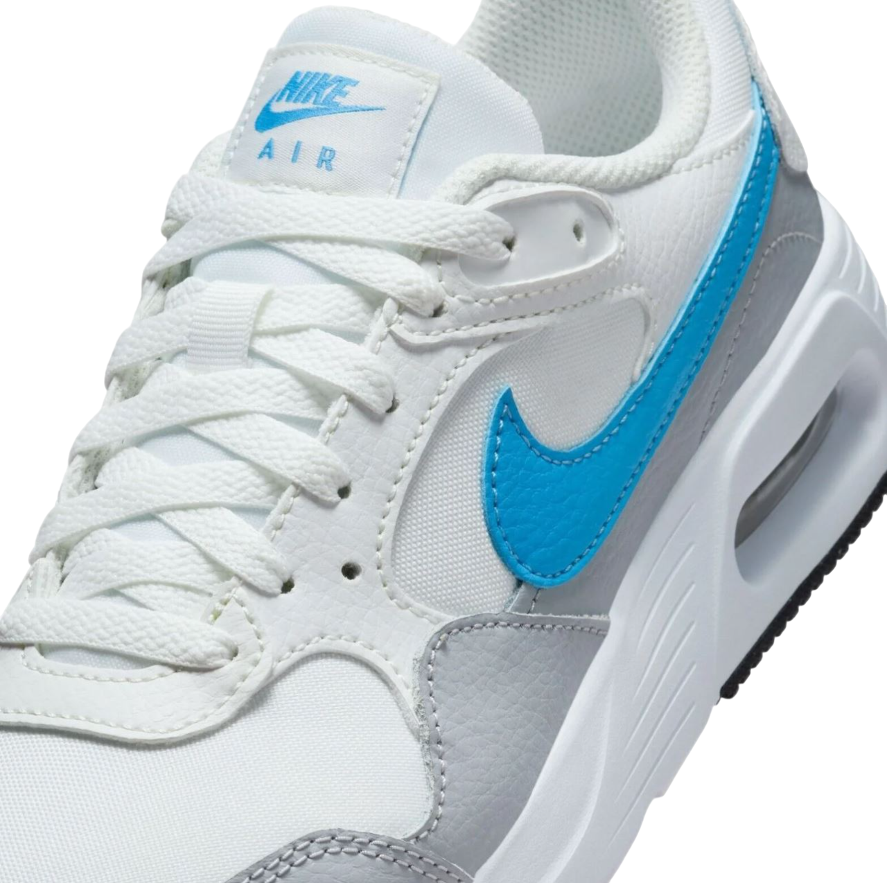 Womens Nike Air Max Sc White/ Grey/ Blue Athletic Shoes