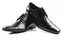 Mens Zasel Parker Leather Lace Up Work Formal Dress Casual Shoes Black