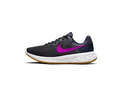 Mens Nike Revolution 6 Next Nature Anthracite Vivid Purple Running Shoes