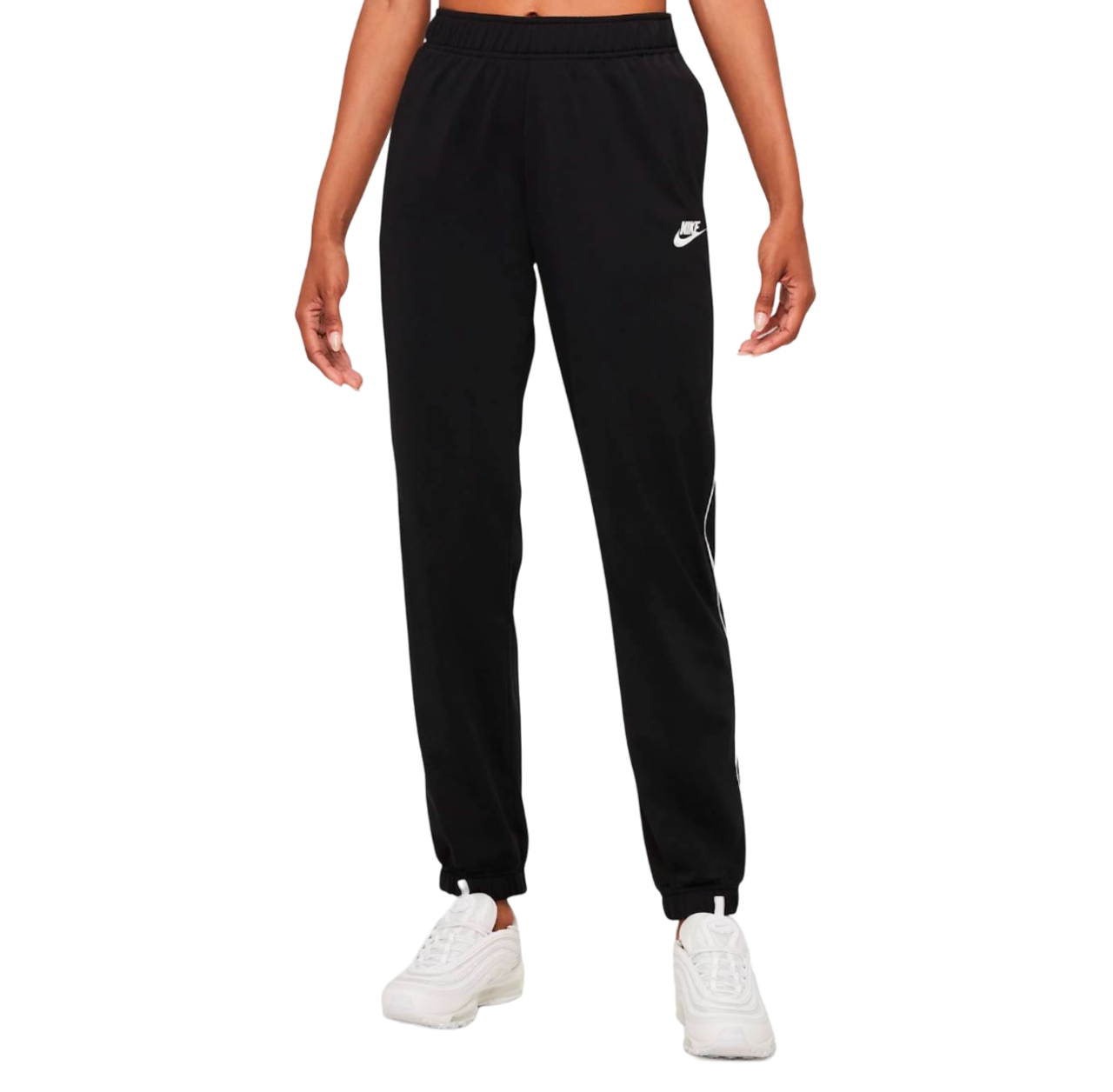 Womens Nike Essentials Black Sportswear Athletic Full Tracksuit