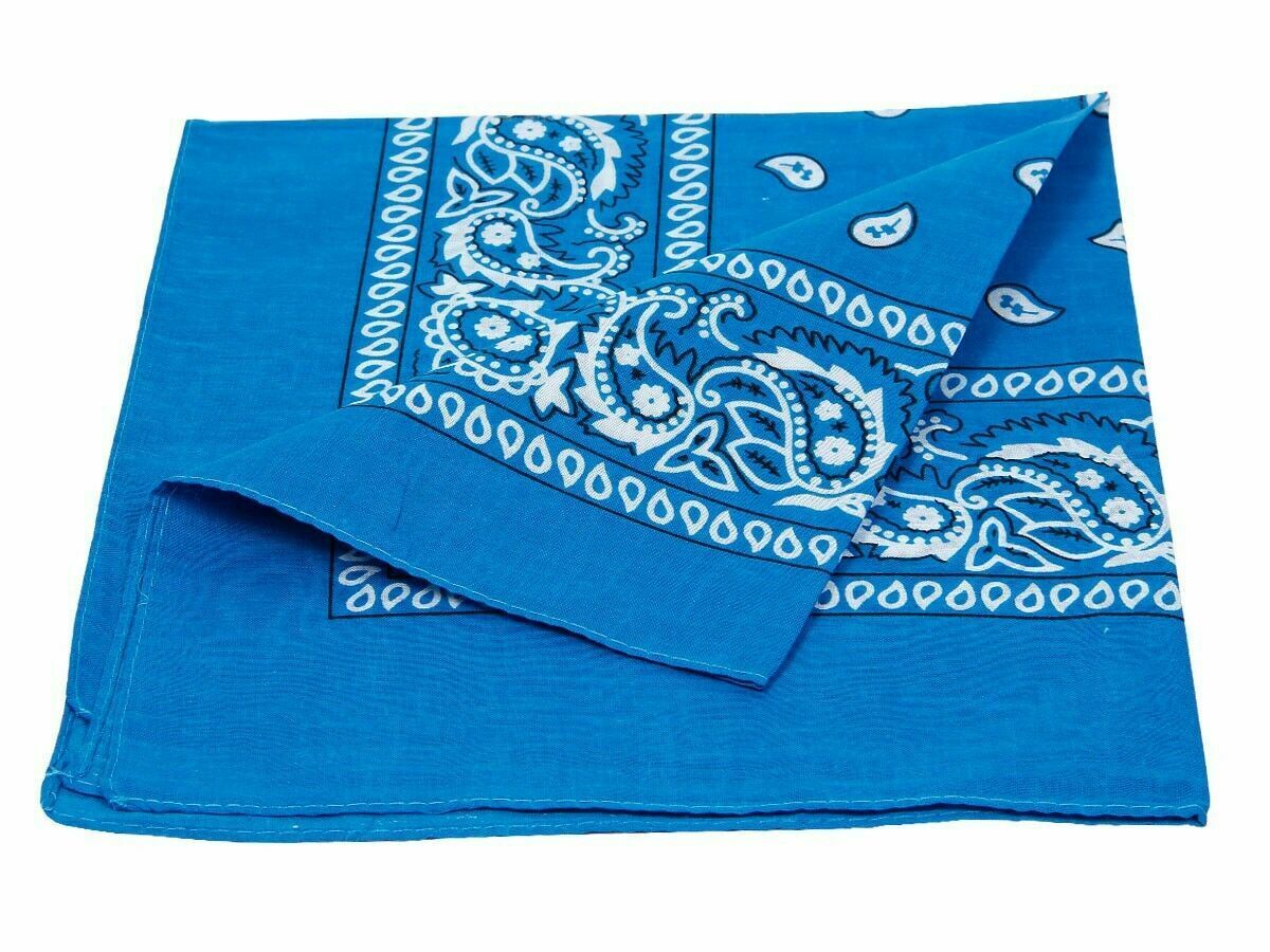 Bandana Paisley Head Wrap 100% Cotton Neck Scarf Bandanna