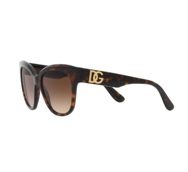 Womens Dolce & Gabbana Sunglasses Dg4407 Havana/ Brown Gradient Sunnies