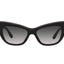 Womens Dolce & Gabbana Sunglasses Dg4417 Black/ Transparent Grey Gradient Sunnies