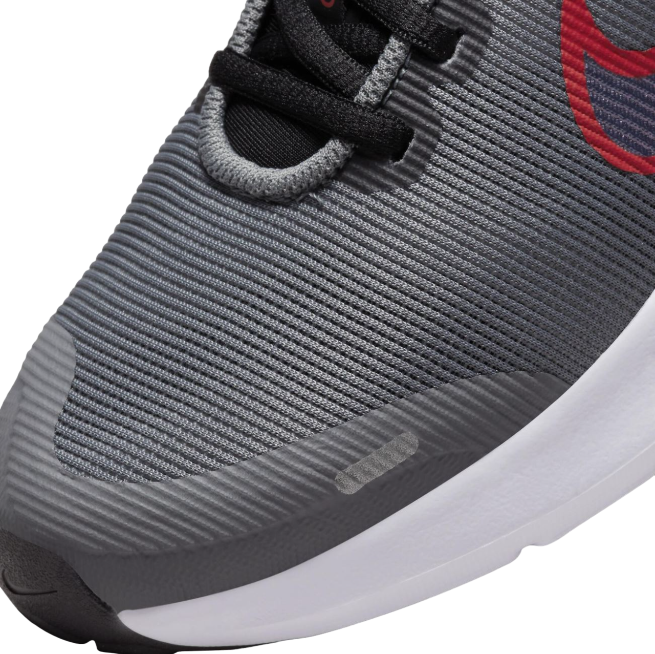 Kids Nike Downshifter 12 Next Nature Dark Grey/ Red Athletic Shoes