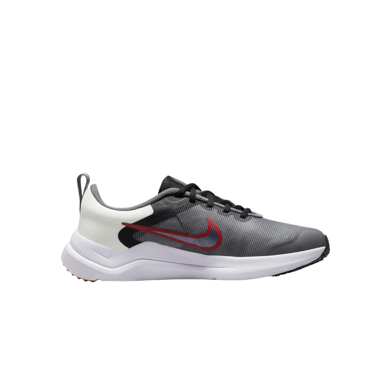 Kids Nike Downshifter 12 Next Nature Dark Grey/ Red Athletic Shoes