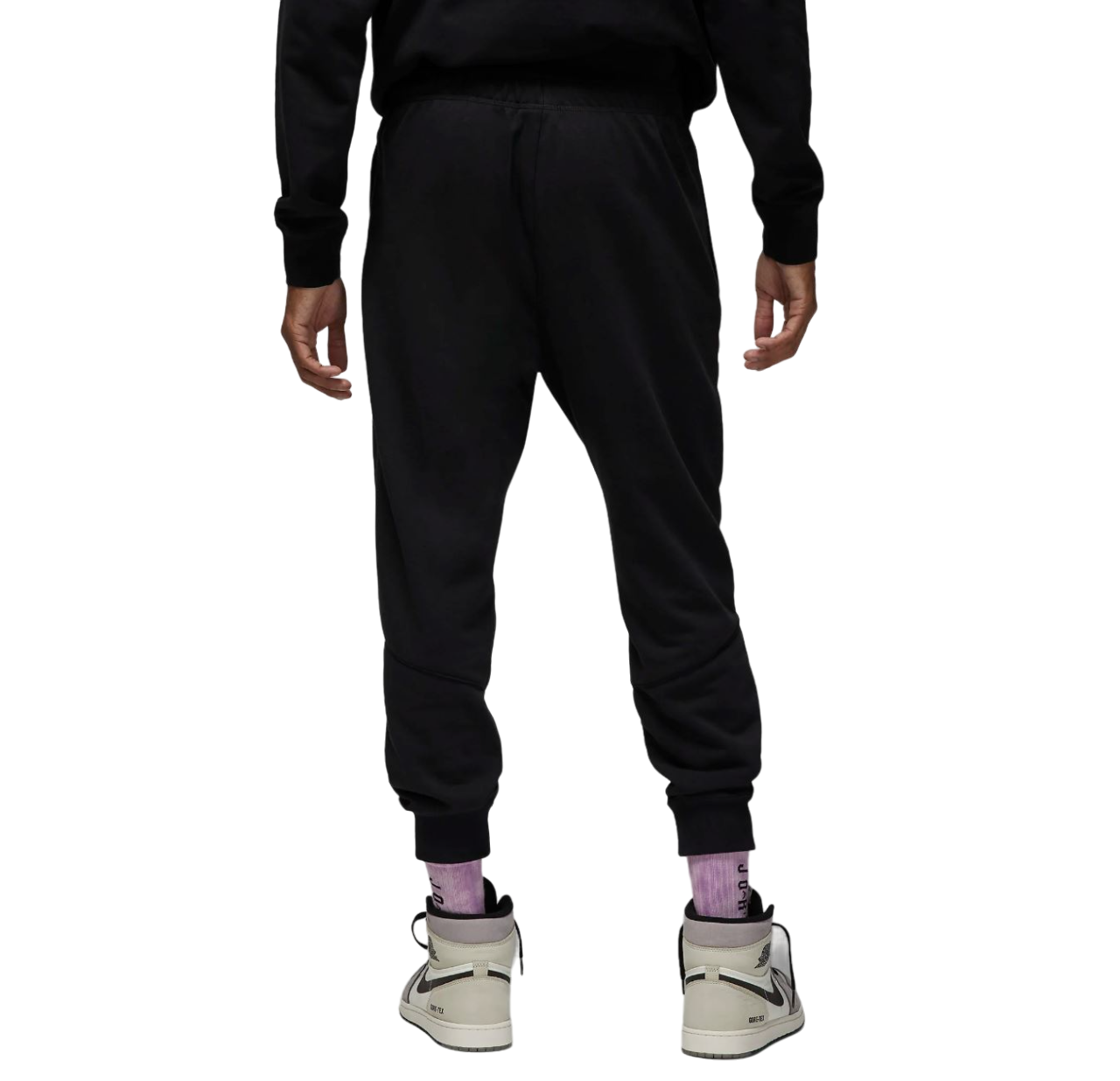 Mens Nike Jordan Dri-Fit Sport Black Fleece Joggers Athletic Trackies