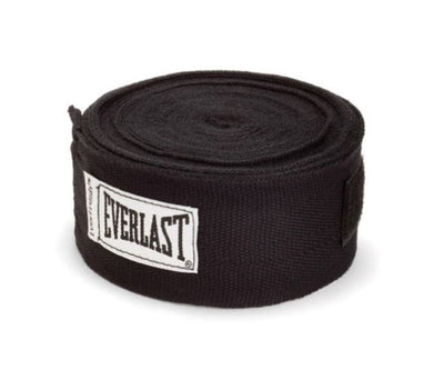 Everlast 180 Pro Style Hand Wraps Training Boxing Equipment Black