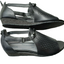 Womens Homyped Florence Black Sandals Slip On Shoes Flats