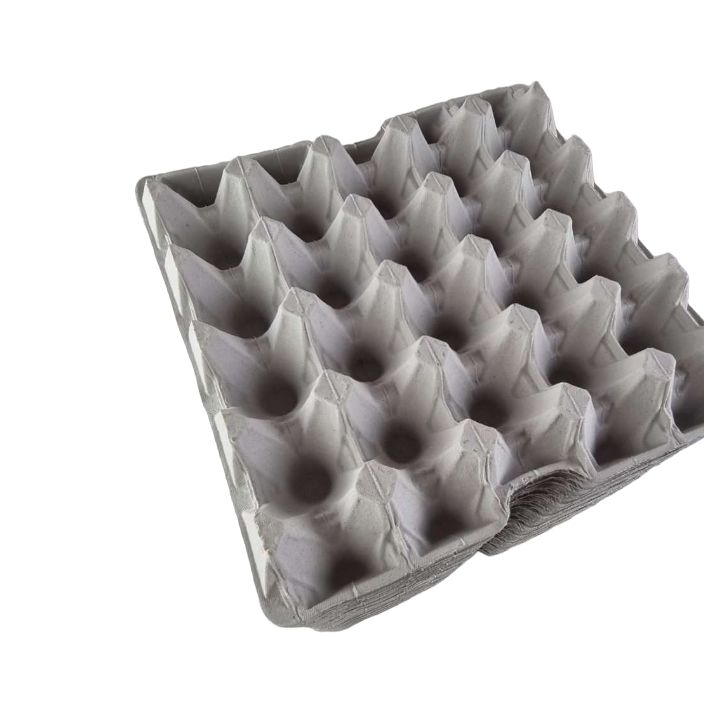 30 X Grey Pocket Egg Trays Cardboard Fillers For 20 Eggs