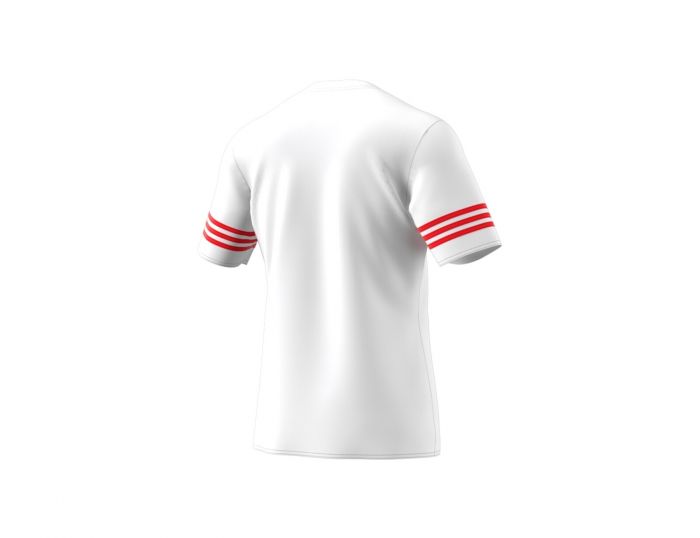 Adidas Kids Boys Girls Entrada 14 White/Red Football/Soccer Athletic Jersey