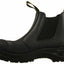 Woodlands Foreman Mens Steel Cap Safety Pull On Work Black Leather Boots