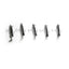 25 X Soft Plastic Vibe Freshwater Lures Mullet Flathead Jig Heads Cod Fishing