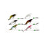 60 X Plastic Fishing Lures Soft Tackle Prawn Shrimp Flathead Bream Cod Bass Glow