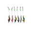 60 X Plastic Fishing Lures Soft Tackle Prawn Shrimp Flathead Bream Cod Bass Glow