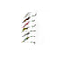 60 X Plastic Fishing Lures Soft Tackle Prawn Shrimp Flathead Bream Cod Bass Glow