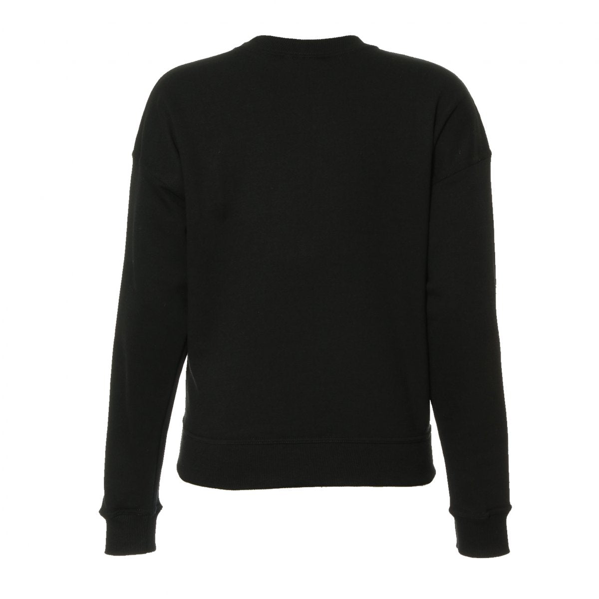 Womens Champion Powerbend Black Relaxed Crew Neck Jumper