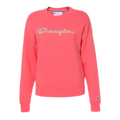 Womens Champion Powerbend Pinky Peach Relaxed Crew Neck Jumper