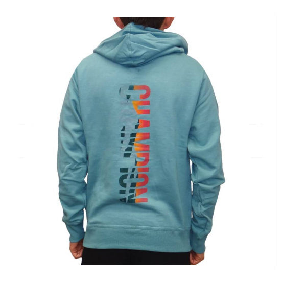 Mens Champion Powerblend Aqua Tonic Graphic Hoodie