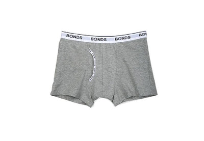 Bonds Boys Guyfront Trunks Underwear Boxers Shorts Grey Marle - 8