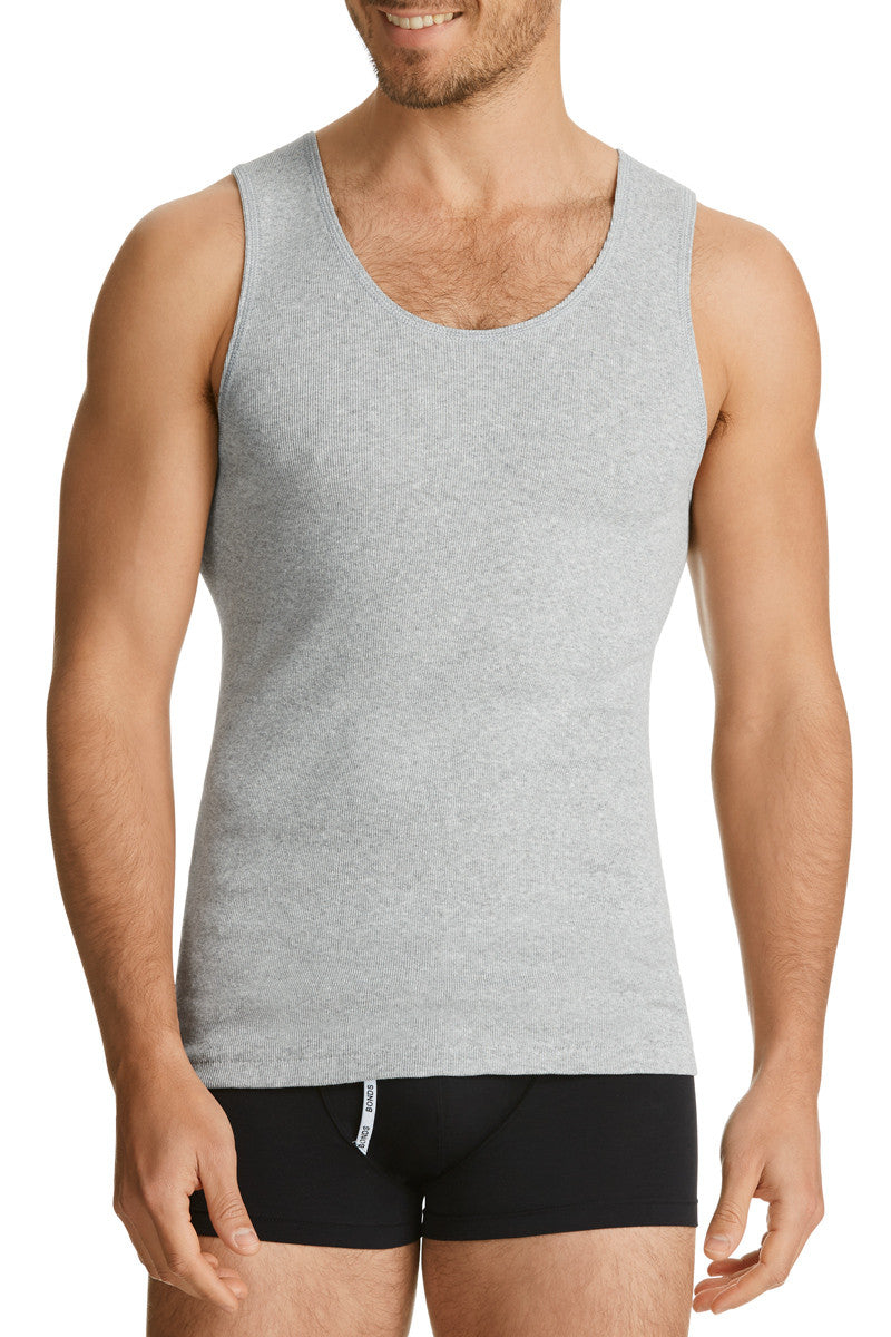 Bonds Mens 6 x Pack Of Chesty Cotton Singlets