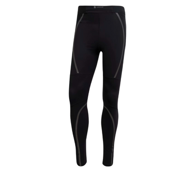 Adidas Mens Men Tight Saturday Black Running Activewear Pants