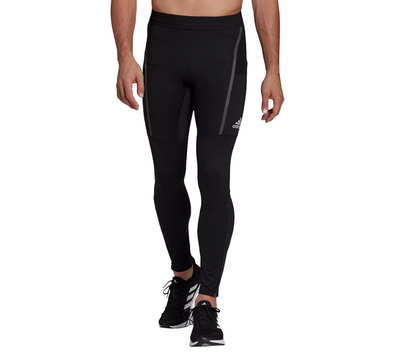 Adidas Mens Men Tight Saturday Black Running Activewear Pants