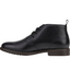 Hush Puppies Harbour Boots Mens Lace Up Shoes Leather Black Burnish