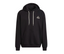 Adidas Mens Essentials Feel Comfy Black French Terry Logo Hoodie