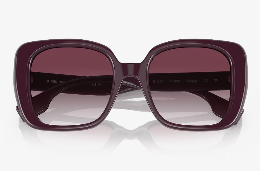 Womens Burberry Sunglasses Be4371 Helena Bordeaux/Voilet Gradient Sunnies