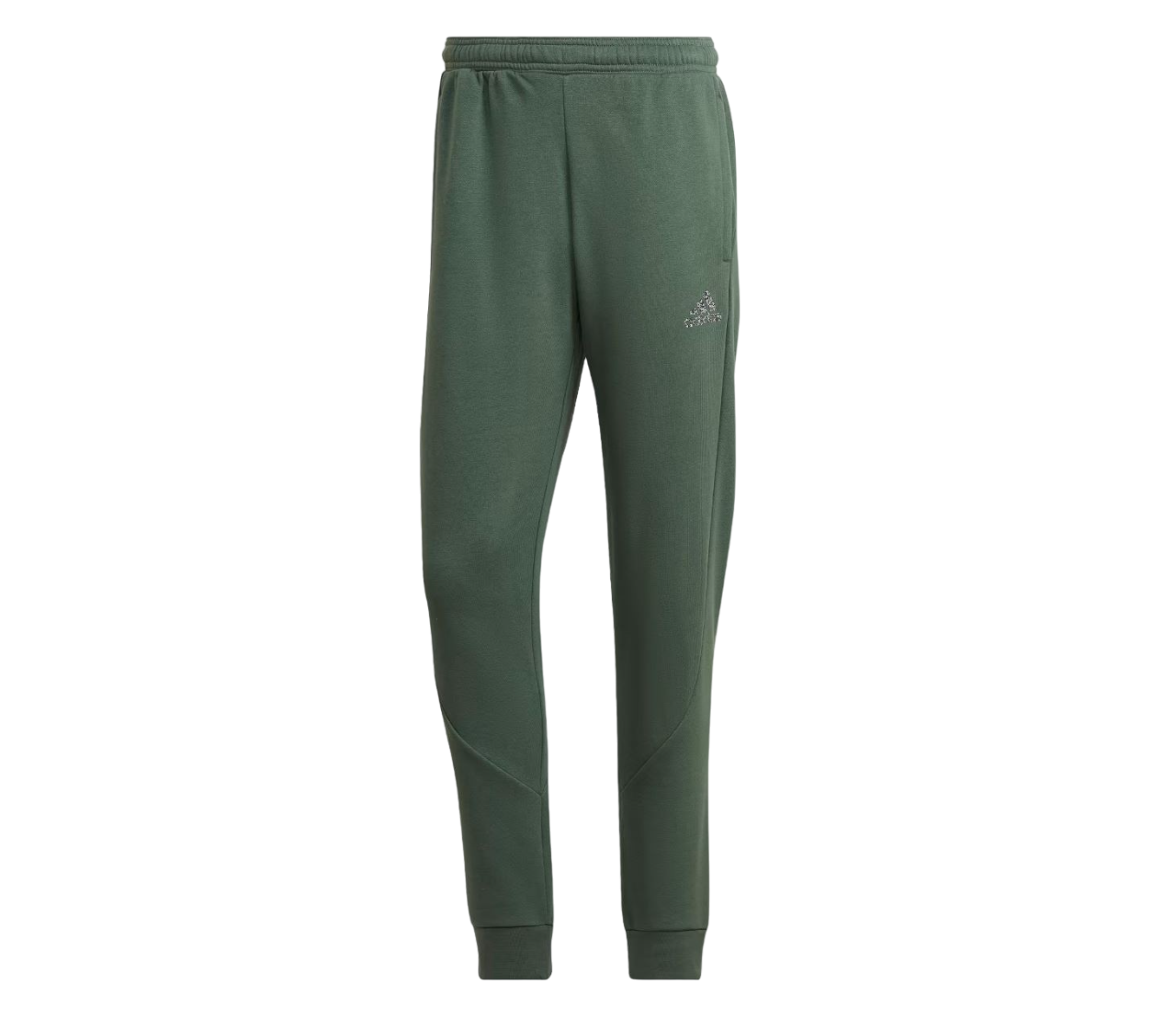 Adidas Mens Stadium Fleece Badge Of Sport Green Cuffed Pants