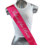 Sashes Hens Sash Party Bridal Hot Pink/Silver - Mother Of The Bride